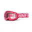100% Strata 2 Youth Clear Lens Goggles in Pink